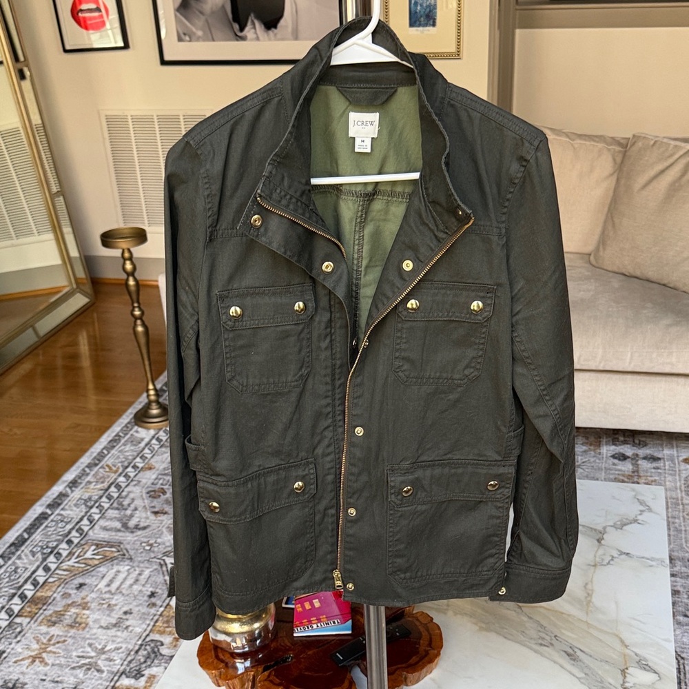 J. Crew Women’s Dark Green Military Jacket